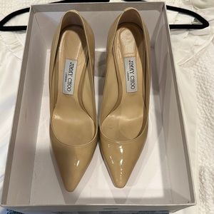 Jimmy Choo Romy 100mm Patent Pumps